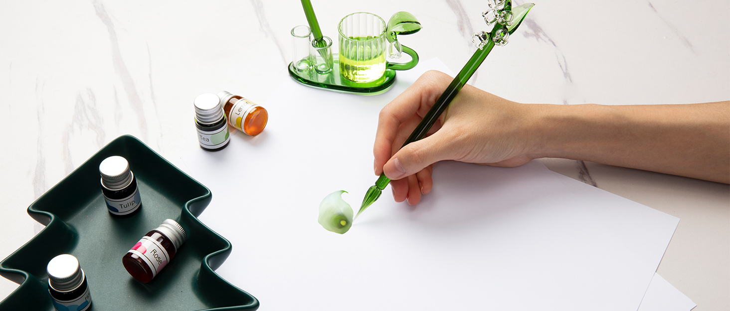 ESSSHOP Glass Pen and Ink Set